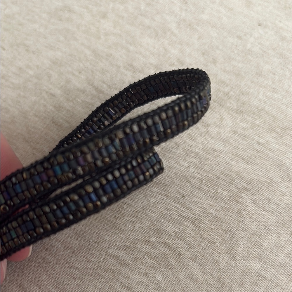 Nakamol Black Beaded Wrap Bracelet - Picture 3 of 3